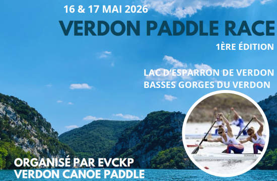 Verdon Paddle Race - Rassemblement Loisir - 16 et 17 Mai 2026
